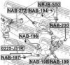 FEBEST NAB-198 Bush, control arm mounting